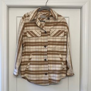 Everlane striped shirt/jacket, size S